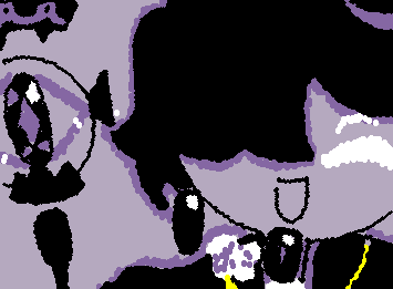 Black Sapphire Cookie!!! I tried my best to draw him ;P