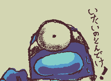下に描きすぎてしまった😭でもブルー好きよ舐め回す😊みんなも癒されてちょうだい😋✨