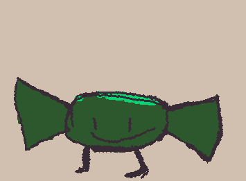 silly green candy