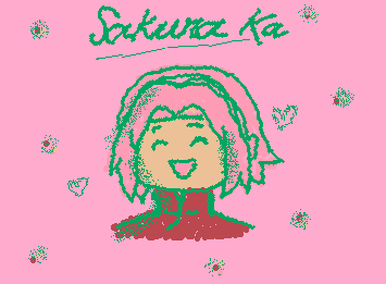 kinda weird but cute <3 sakura chan
