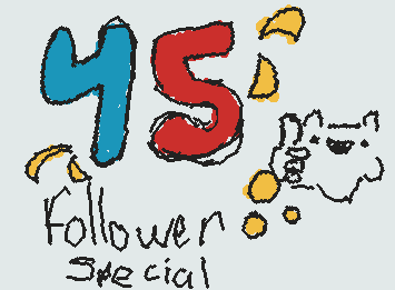 Thank you for 45 followers