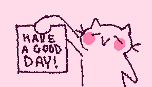 Kitty wants you to have a good day