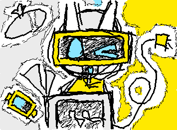 ファンボット&Mr.ファンコンピュータ誕おめ!! いつも10分ぐらいで描き終わる✏️2人とも本当誕おめ✨🔌