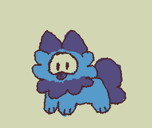 Cyan slime pup!!!!! I still miss them :(