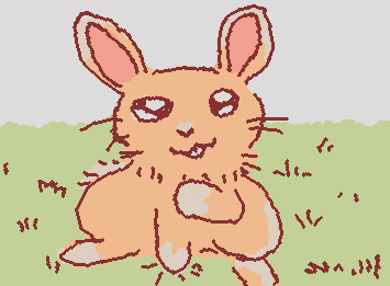 Bunny for @rebecca the longed4u fan !!! idk why but i forgot what a bunnyy looked like while drawing this