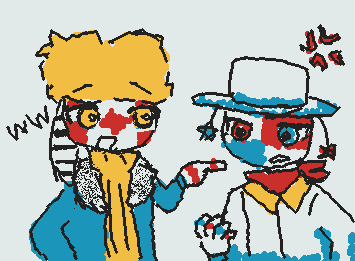 カナダに煽られるパナマがかきたかったけどなんかいろいろ雑だし変！パナマの国旗の星かくの難しかった！政治的意図とかはないよ！