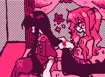 YURI ALERT! Ivy taking care of Serra's hair! Also, @zaro_taro, no. You cannot have any of her luscious locks. I'm posting this to taunt you. (>v<) <33
