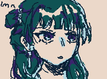 it's a lil hard to recognize but it's maomao :D (kinda forgot which scene but she explained abt her freckles around there)