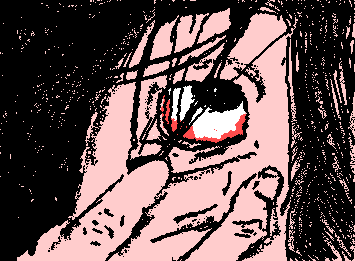 something is in my eye