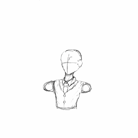描き途中(半分諦め)