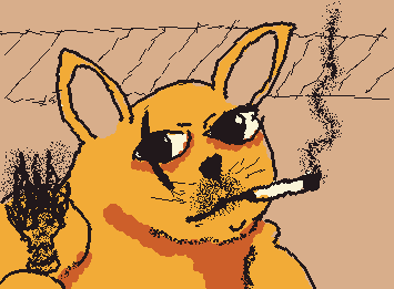 Smoking Chihuahua