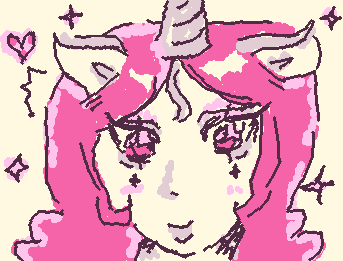 i might make her an oc. shes so cutee! shes a unicorn :3 i hope you guys like her 💖