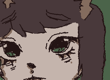 i made a deer. im not used to this sort of angle lol