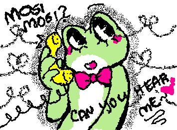 mosi mosi? Ribbit!::wp-anime-lurk::