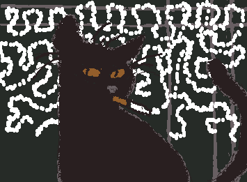 smoking cat