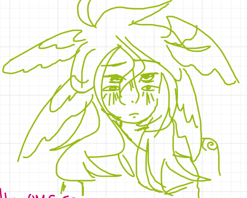 my oc apollo's redesign, after she gets murdered by her bf and comes back because deity shenanigans. i can post his normal design if u want