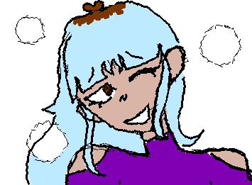 This is Kacey!! She's one of my figure skater ocs! She usually doesn't smile and shes really quite. She is ONE of the best skaters in the rink (shes mostly get