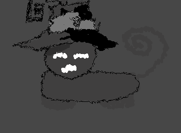 Blair from soul eater in her cat form requested by @vpseod (requests for anime characters as cats are open)