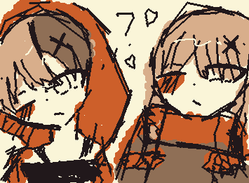 @Akaiti 色塗ったやつ！！推しだって言ってた、たらこ様とコラボさせました！！どうでしょうか？？