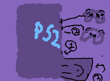 PS2
①はメモリーカード
②はコントローラー③はトレー（ディスク入れるところ）
PS2
① is the memory card
② is the controller
③ is the tray (where the disc is inserted)