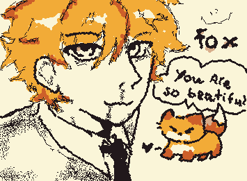 hehe ^^ - I love fox <3 ( ngồi lâu quá đau vai tê cổ )