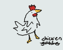 a chicken for @Buttercheesecloud
