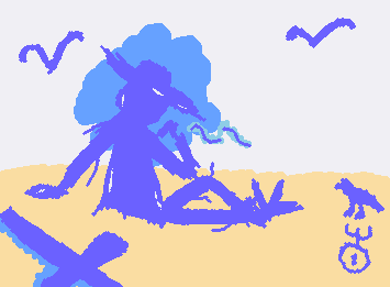 scarecrow taking a break from everything - dnc