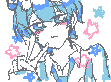 過去絵~.ᐟ
あんま可愛くないかもこれ