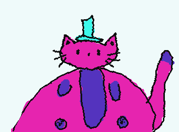 my beautiful bestie BRYN made this for me its a CHUNKY kitty