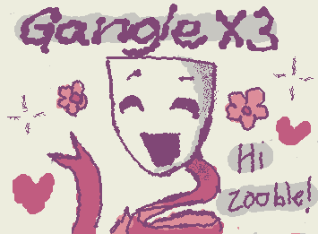 Gangle from The amazing digital circus 
(She's so cute, I love her (づ￣ 3￣)づ)