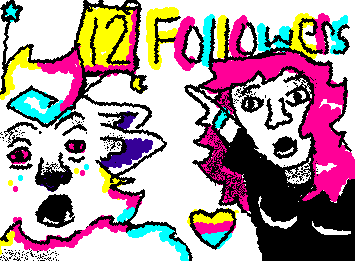 GUYS TYSM FOR 12 FOLLOWERS! irl me is on the right