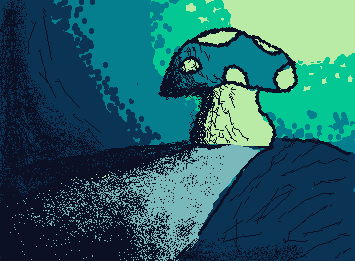mushroom.... guh. i figured out how to get one more color