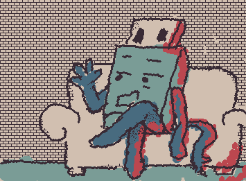 It is genuine torture drawing w fingers bru