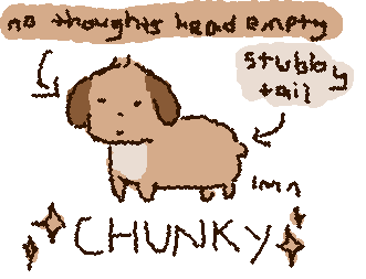 an accurate depiction of my doggo i love her sm ❤️(she has 2 braincells in that lil head be afraid folks)