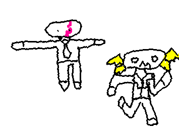 Awh look at these sillies playing a fun game of tag ^^