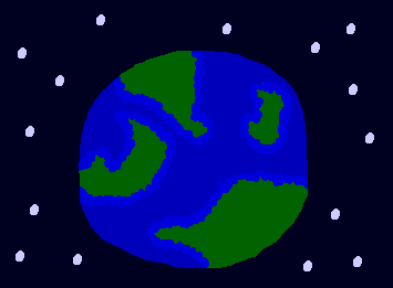 Earth. Part of my "Celestial" series.