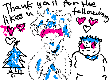 Ill mostly be drawing MHA, so Id hope to find people who enjoy it too. THANK YPU FOR ALL THE KIND WORDS