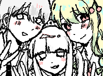 鳩ぽっぽさんとVamちゃんとPomさん!全員愛おしいですありがとう;;;;👨❤️💋👨