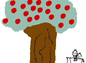 like my apple tree with my little person reading a book?