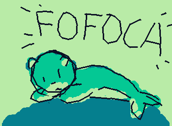 My best friend made this little seal paper thingy for me n i love her
I called her fofoca cuz in portuguese seal is foca