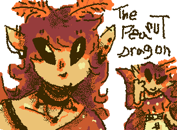 @the peanut dragon 's sona, as requested by them ^^ i love moths