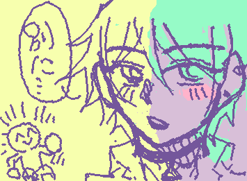 お久しぶりです…なかなか気に入ったのが描けず💦
何かしら上げようということで即席ツンデレ少年ですが…
