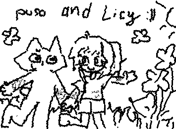 puso and Licy :)) (my friend draw)