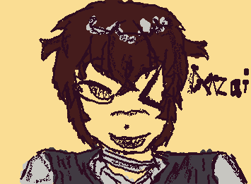 Am new! So I drew Osamu dazai from bungo stray dogs, for a starter!<3