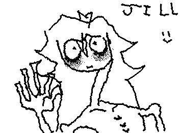 THIS IS MY OC JILL AND YEAH, I DID THIS AT SCHOOL BTW