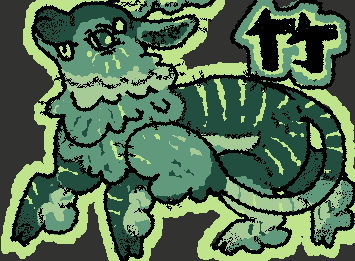 first artfight attack on @miggea on artfight!! loved doing this, such an adorable character :)::wp-bonk-doge::