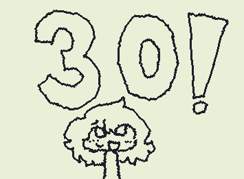 THIRTY FOLLOWERS?! omga :O
