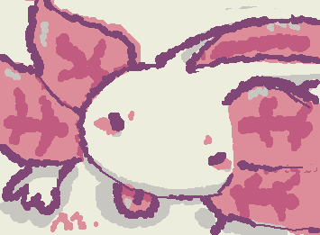 tried drawing an axolotl