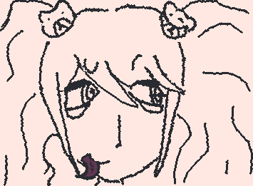 junko, not very proud of this one. does anyone have any anatomy tips lowkey? also i made a dangan oc on my tomodachi life island lol
