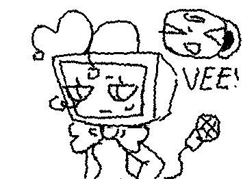 i draw vee in danny's world